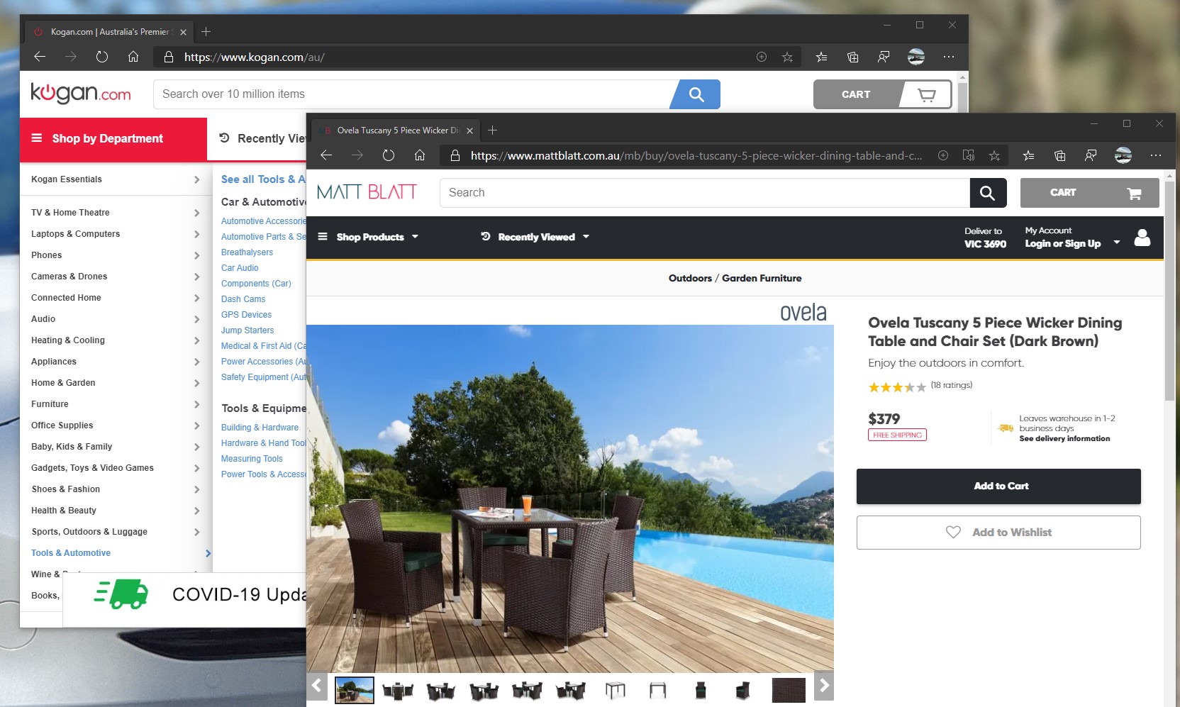 Kogan just bought Matt Blatt for just 4.4Million, adds furniture to